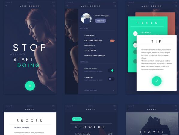 FADE APP UI KIT